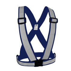 Reflexné traky elastické - modré - reflexný pruh 35 cm - spĺňajú normu EN 17353